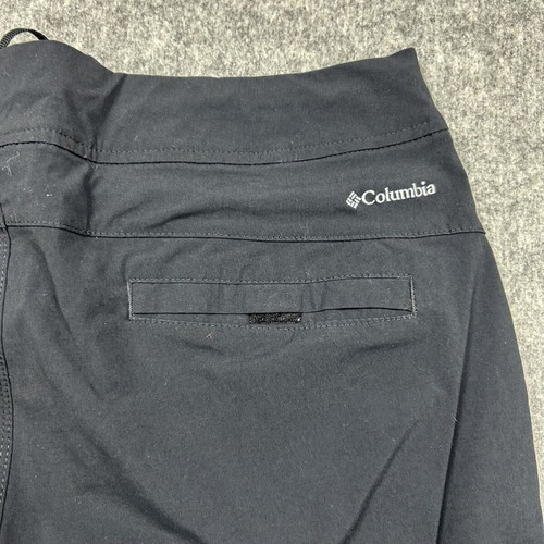Columbia Black Flare Pants Size 12 Short Y2K Retro Bootcut Sportswear used