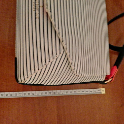 Pauls Boutique striped white and blue crossbody bag like new