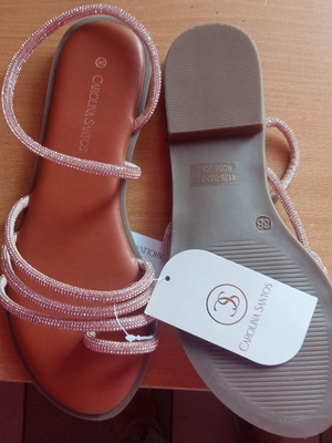 Sandals size 38 new, brown