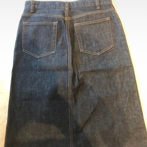 Gap denim skirt, dark blue, stretch, size M