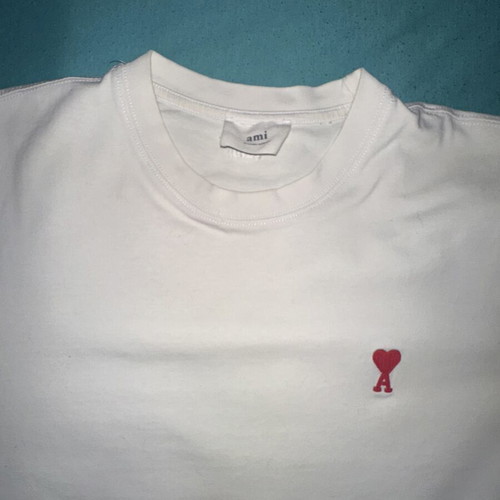 Ami T-shirt like new, size small, white, baggy fit