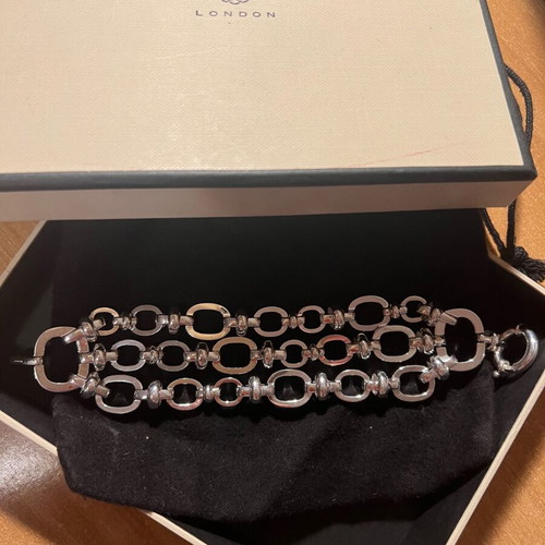 Links of London silver 925 triple chain bracelet new