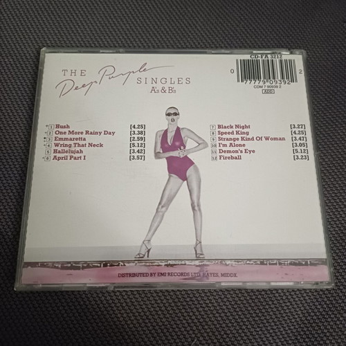 The Deep Purple Singles A's & B's CD άλμπουμ σαν καινούργιο, ροκ