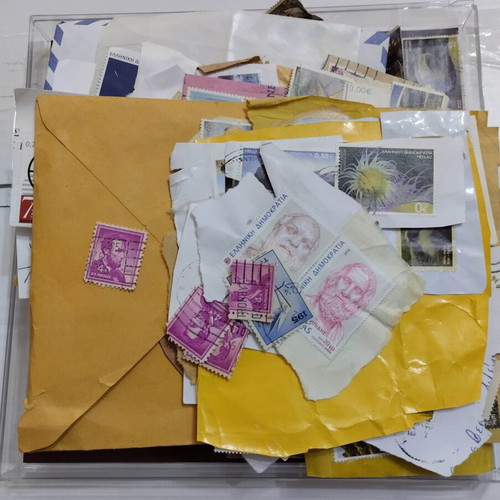 Stamps used from various eras and countries