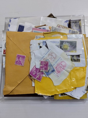 Stamps used from various eras and countries