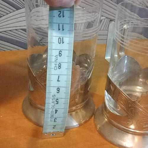 Antique glasses from Russia like new, set of 2