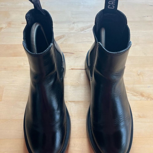 Camper boots used, black leather, size 36