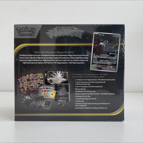 Pitch Black Pokemon Center Elite Trainer Box, sealed