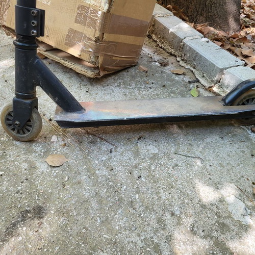 Freestyle Stunt Scooter used, ideal for tricks and skate parks