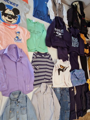 Boys' clothing pack like new, size 4 to 6, multicolor
