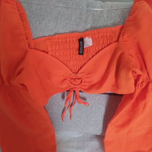 Divided blouse new, size S, orange