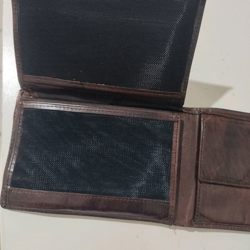 Lavor leather wallet like new, brown