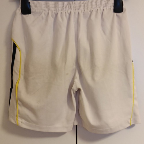 Real Madrid boys' shorts used, white, size S