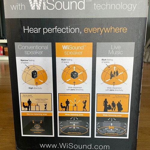 Crystal Acoustics Cuby 7 Bluetooth speaker like new, WiSound technology