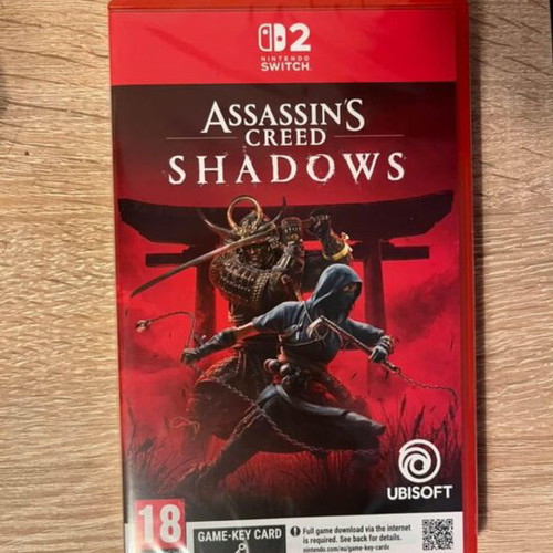 Assassin's Creed Shadows game key card for Nintendo Switch 2