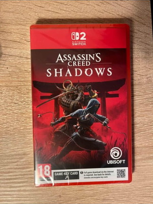 Assassin's Creed Shadows game key card for Nintendo Switch 2