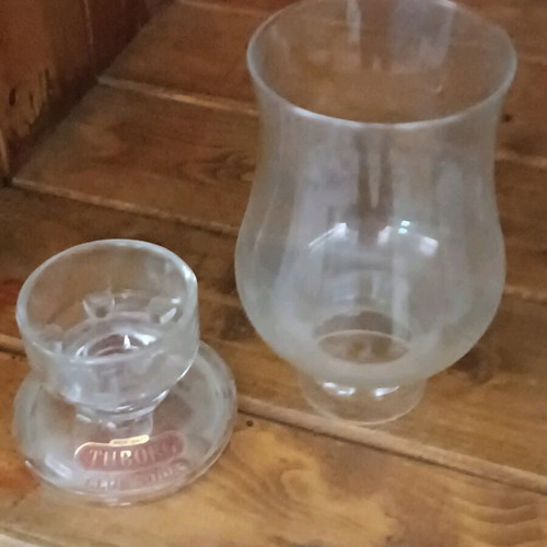 Tuborg glass tealight holder like new