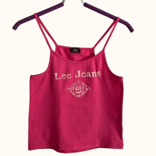 Vintage Y2K Lee Jeans fuchsia top size S like new