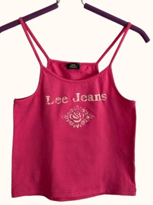 Vintage Y2K Lee Jeans fuchsia top size S like new