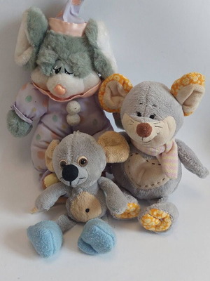 Plush toys like new, set of three