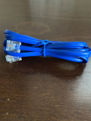 Telephone cable 1.5m new, unused