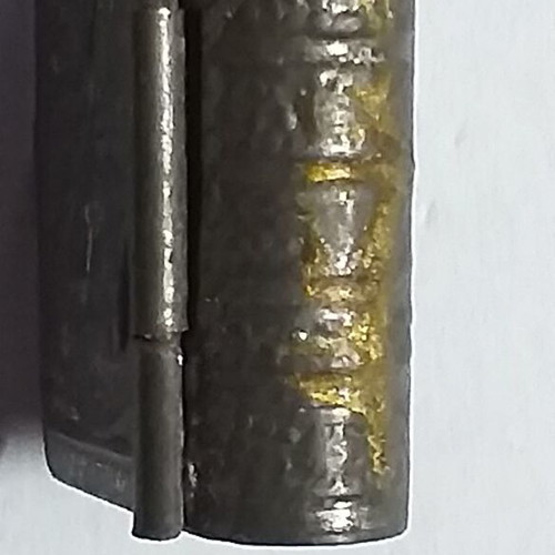Collectible iron amulet box used, 1950s