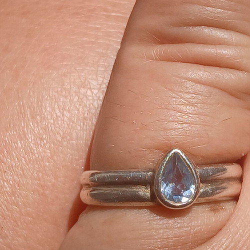 925 silver small ring, 16mm