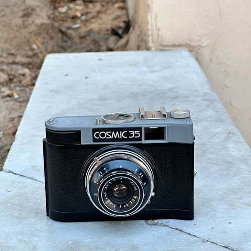 Cosmic 35 camera used, USSR 1960s, LOMO