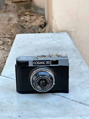 Cosmic 35 camera used, USSR 1960s, LOMO
