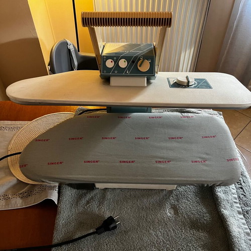Singer ironing press used