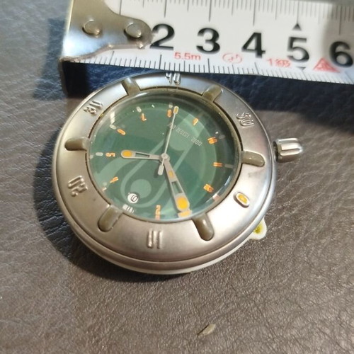 Watches used, set of 2 for spare parts, silver color