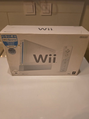 Nintendo Wii console with Wii Fit Plus, boxed
