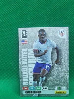 F. Balogun Limited Edition Premium Κάρτα Panini FIFA World Cup 2026 καινούργια