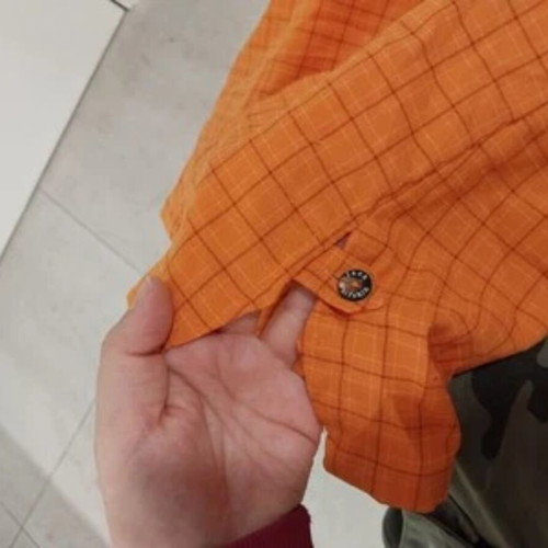 Jack Wolfskin Women's Travel Button Down Shirt Size Small UK10 Orange used