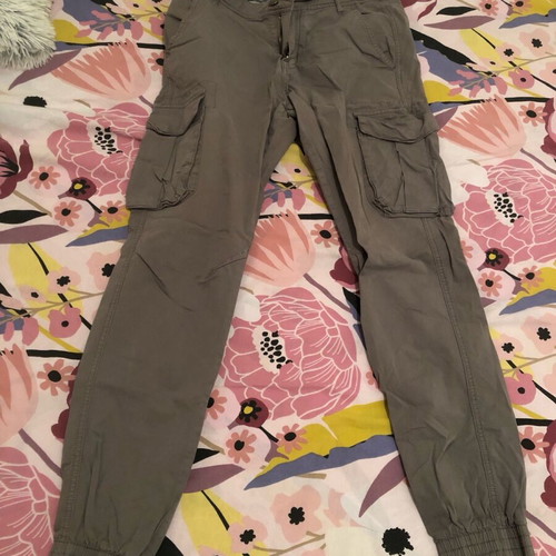 Pants used size M, beige brown, in good condition