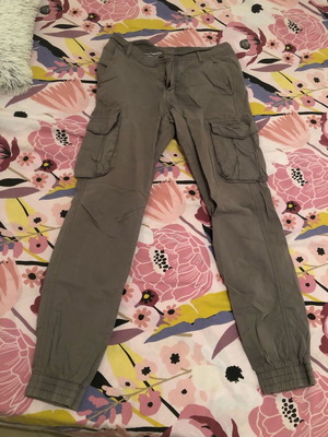 Pants used size M, beige brown, in good condition