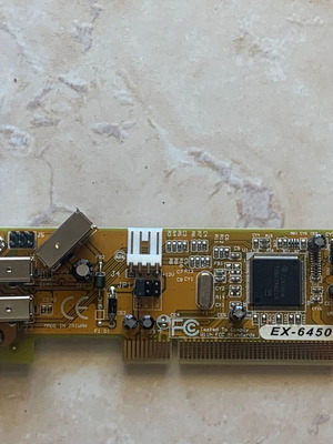 PCI Card EX-6450 with 3 FireWire Ports used