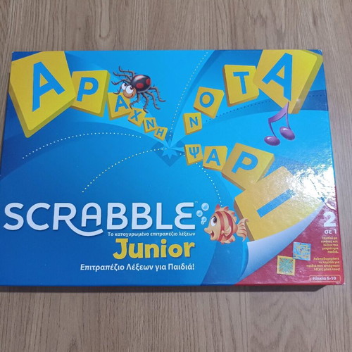 Scrabble Junior used, word board game for kids