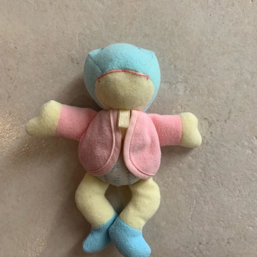 Pink Plush Fabric Frog Toy