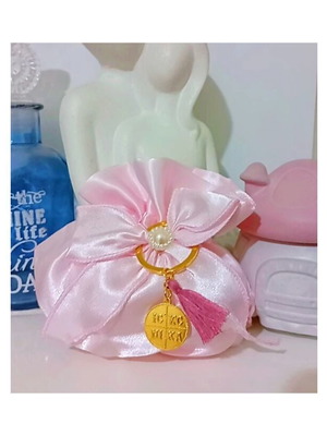 Handmade bombonieres with double-sided Konstantinato keychain custom order