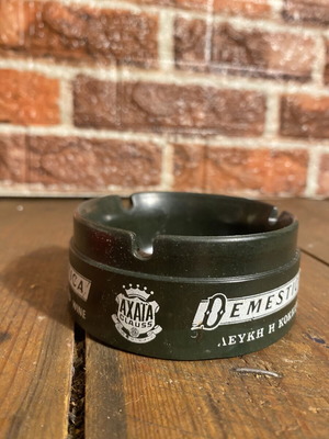 Demestixa Achaia Clauss ashtray used, green color