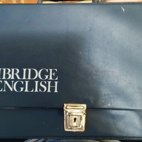 English Method Suitcase used with Books and Cassettes
