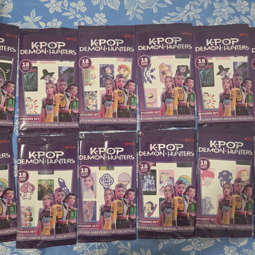 Kpop Netflix original stickers new, pack of 10 with 180 stickers
