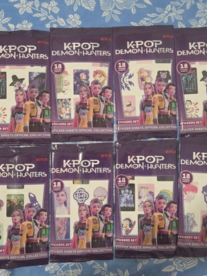 Kpop Netflix original stickers new, pack of 10 with 180 stickers