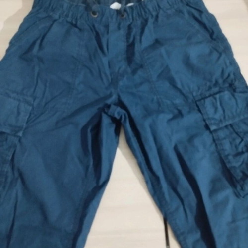Cargo pants for 13-year-old boy like new, blue, size 158 cm