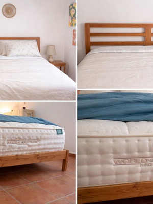 Κρεβάτι 1,60 με στρώμα King Koil σαν καινούργιο