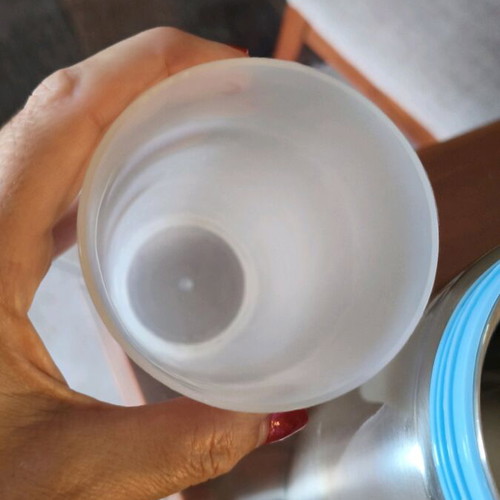 Chicco thermos used with plastic container for baby bottle