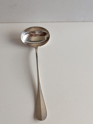 Christofle Baguette Fidelio small sauce ladle used, 20cm