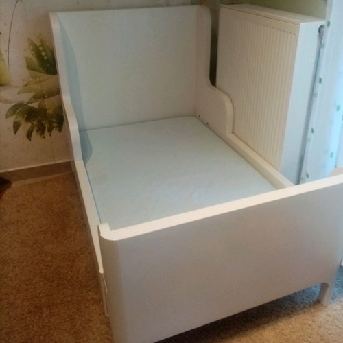 Ikea busunge extendable bed with vyssa extendable mattress