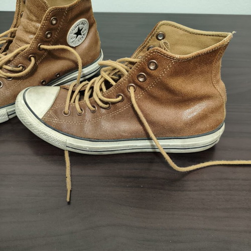 Converse Chuck Taylor 1 leather boots like new, brown, size 42